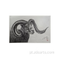 GOAT WORKS OF PEN PINTURA